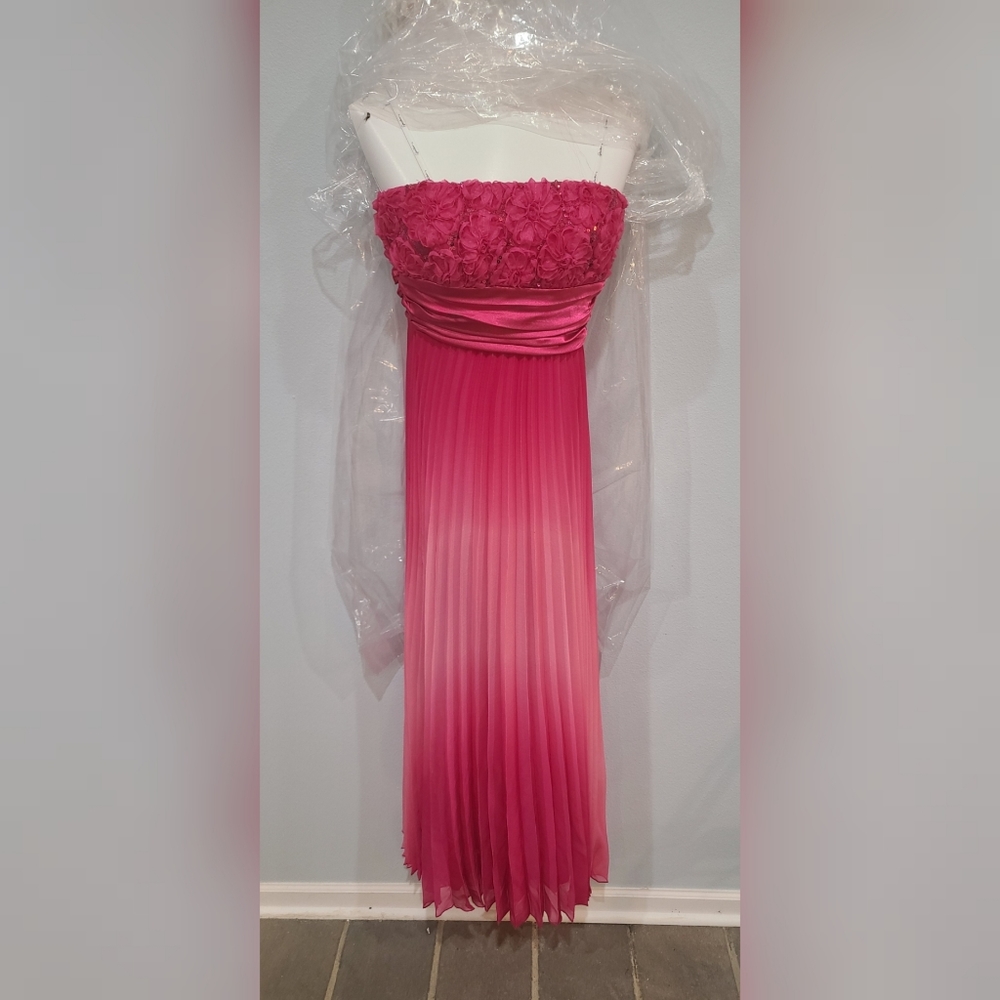Pink ombre Prom Dress
